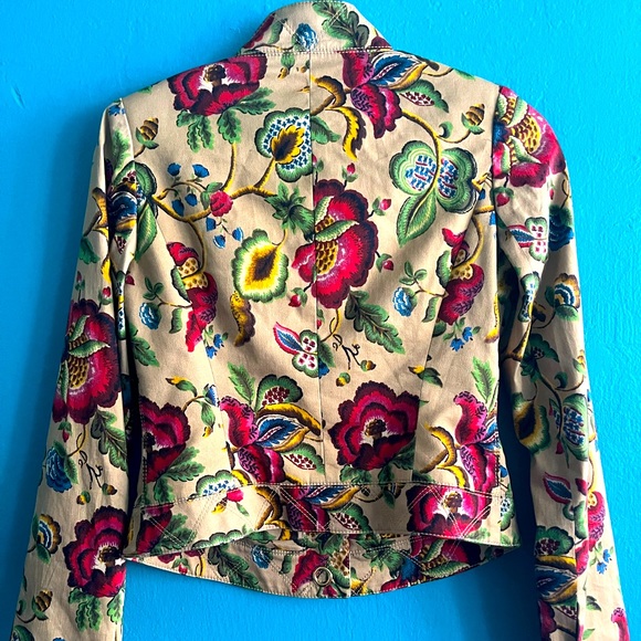 Eccoci ~ Beautiful Floral Print Jacket SIZE 0 - Picture 4 of 15